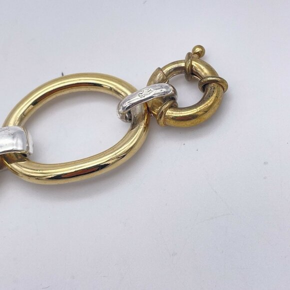 Ralph Lauren Silver and Gold Toned Link Bracelet - Picture 4 of 4